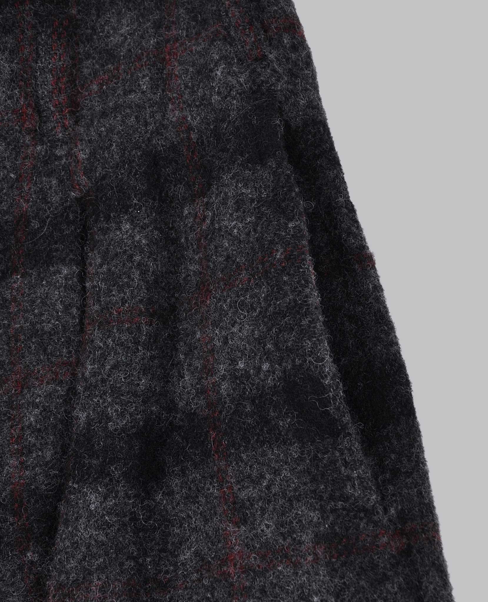 CHECKED WOOL SHORTS - Image 5