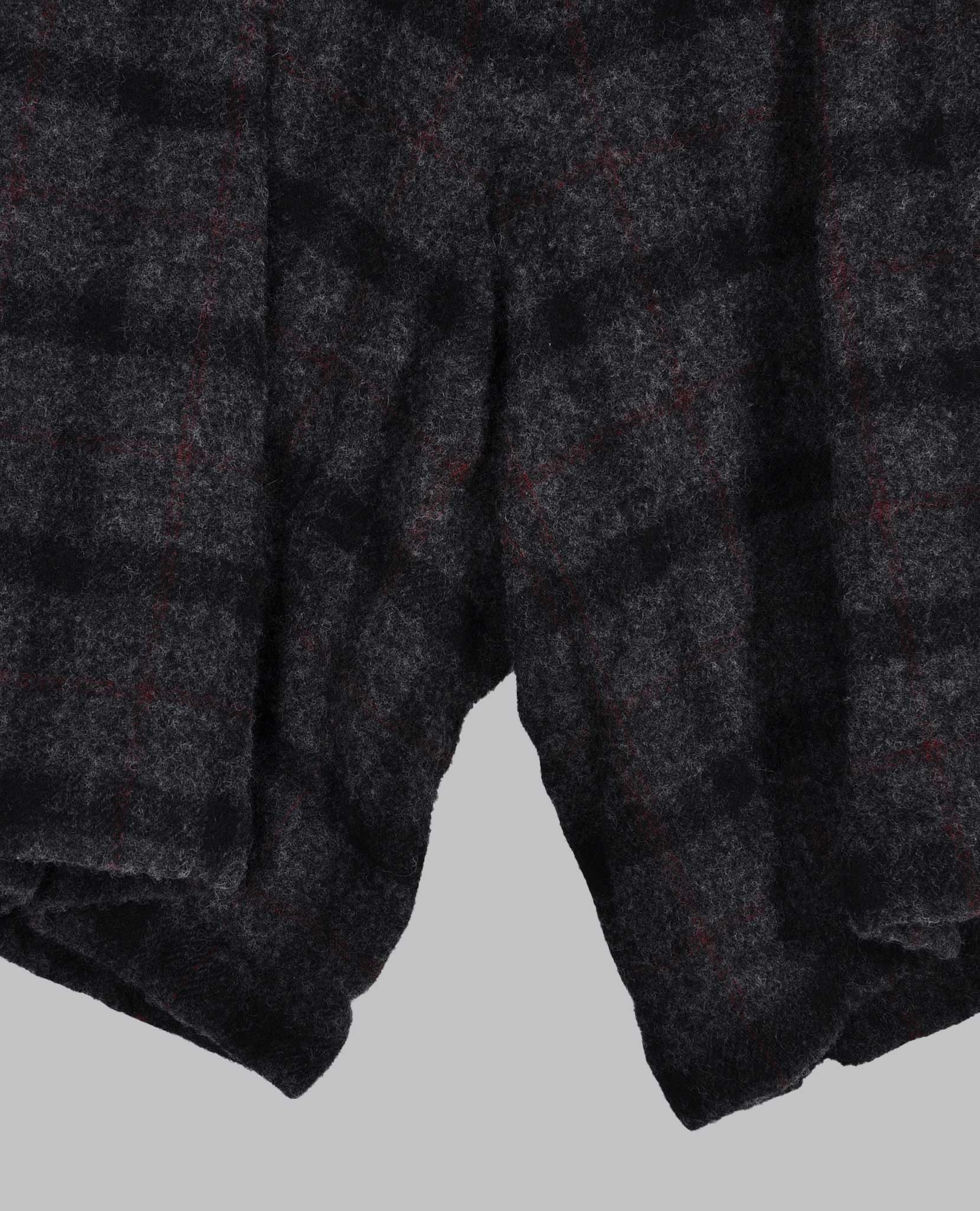 CHECKED WOOL SHORTS - Image 6