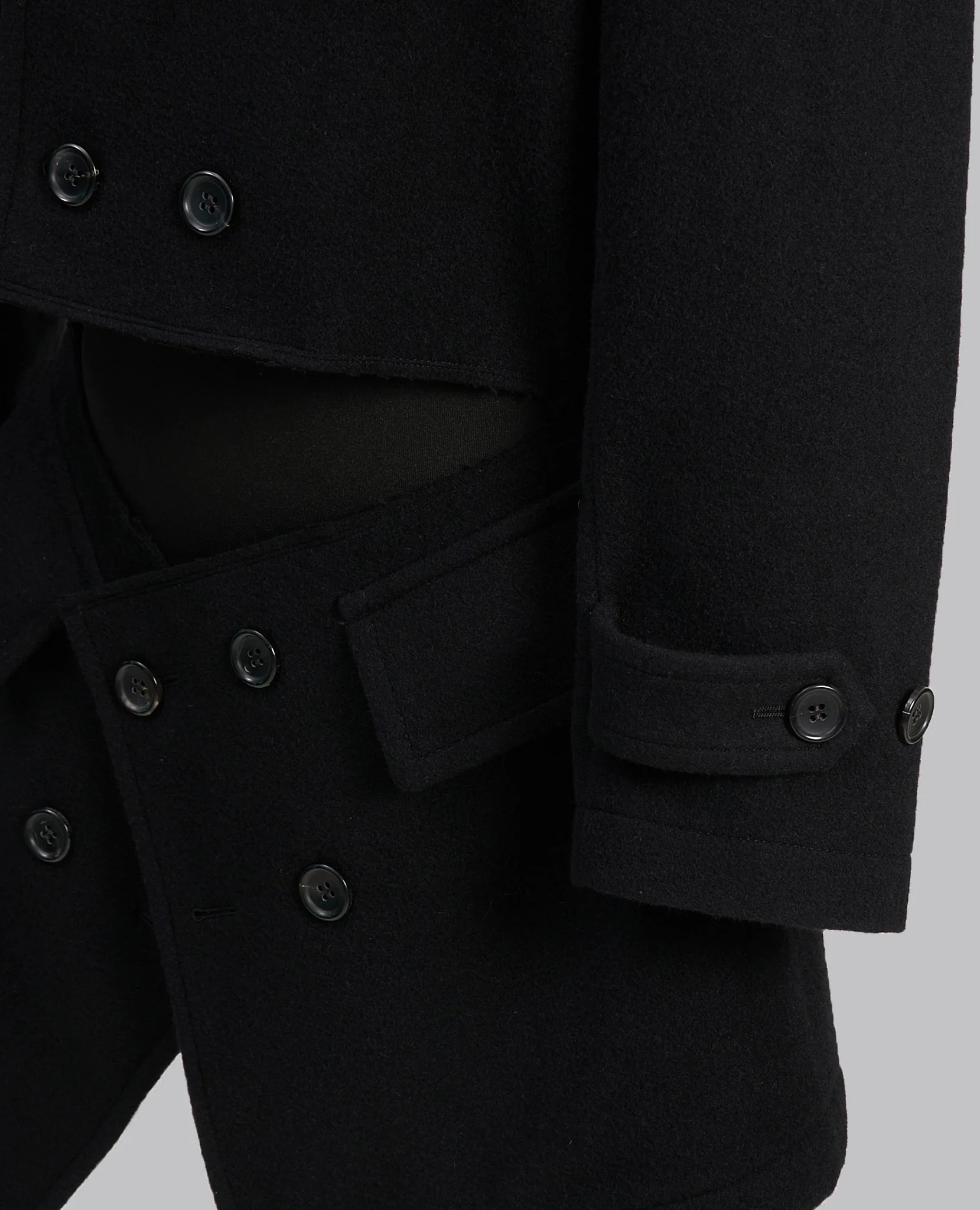 DOUBLE BREASTED DROP PANEL COAT - Image 10