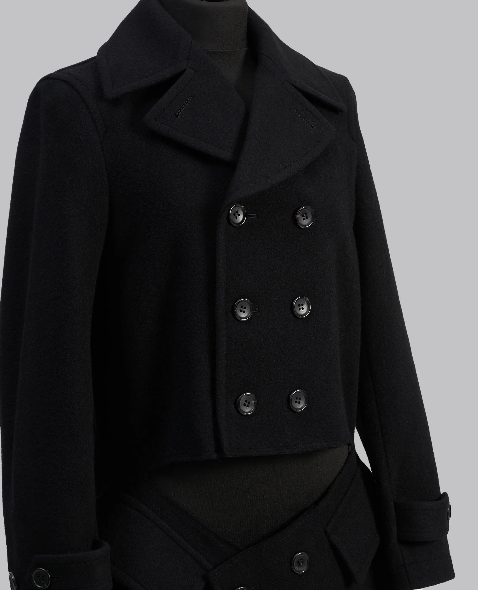 DOUBLE BREASTED DROP PANEL COAT - Image 7