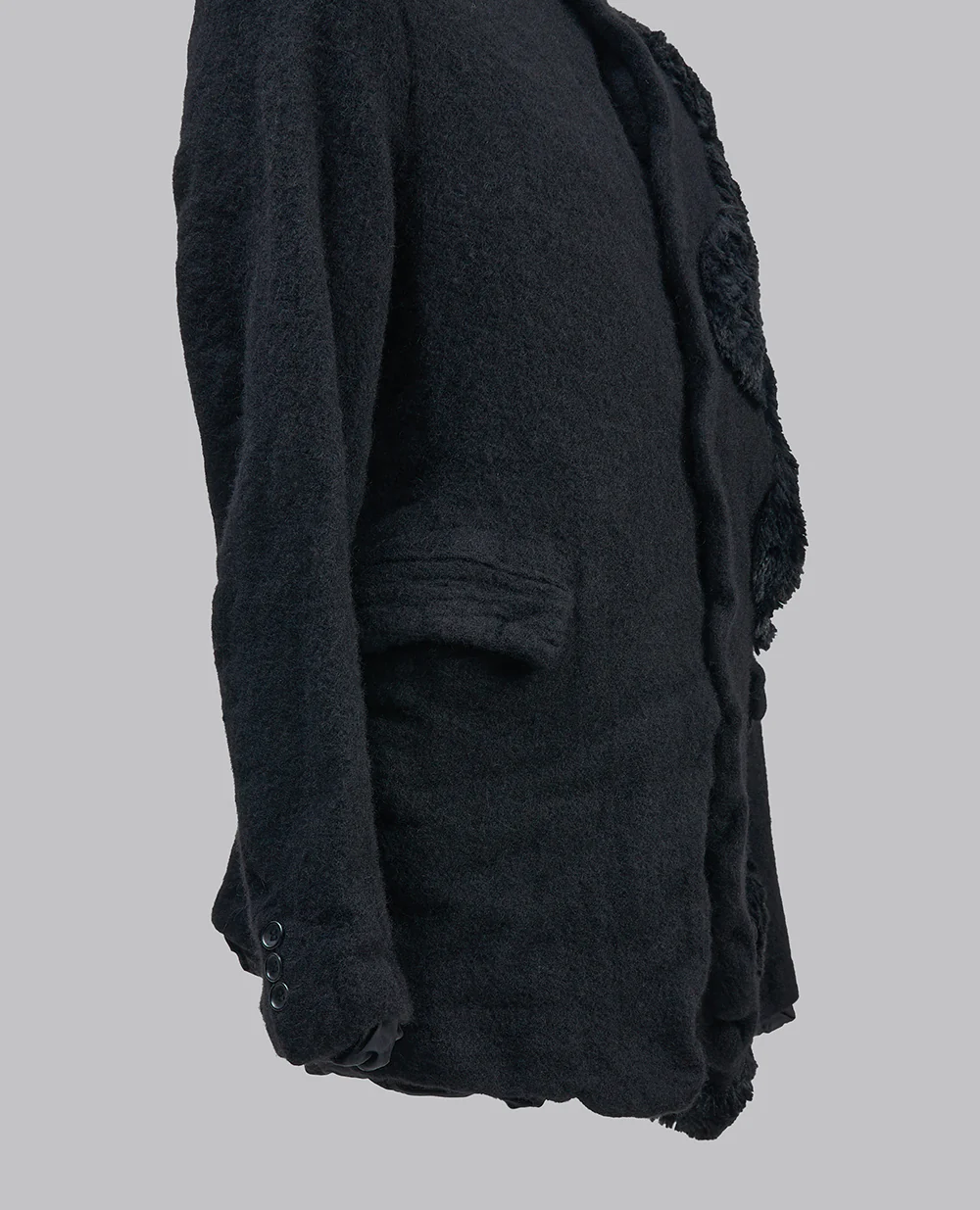 FAUX FUR WOOL JACKET - Image 11