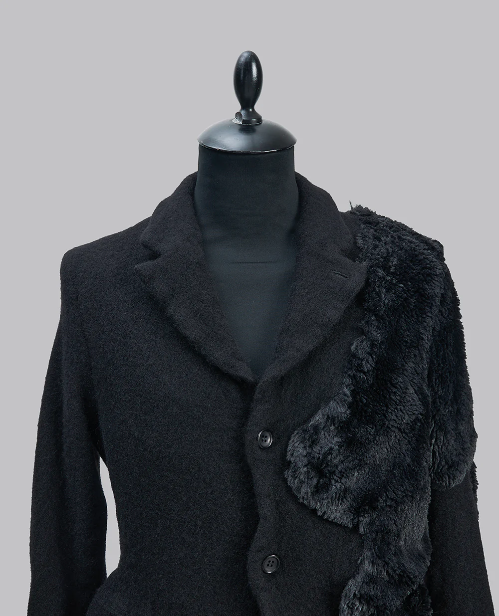 FAUX FUR WOOL JACKET - Image 7