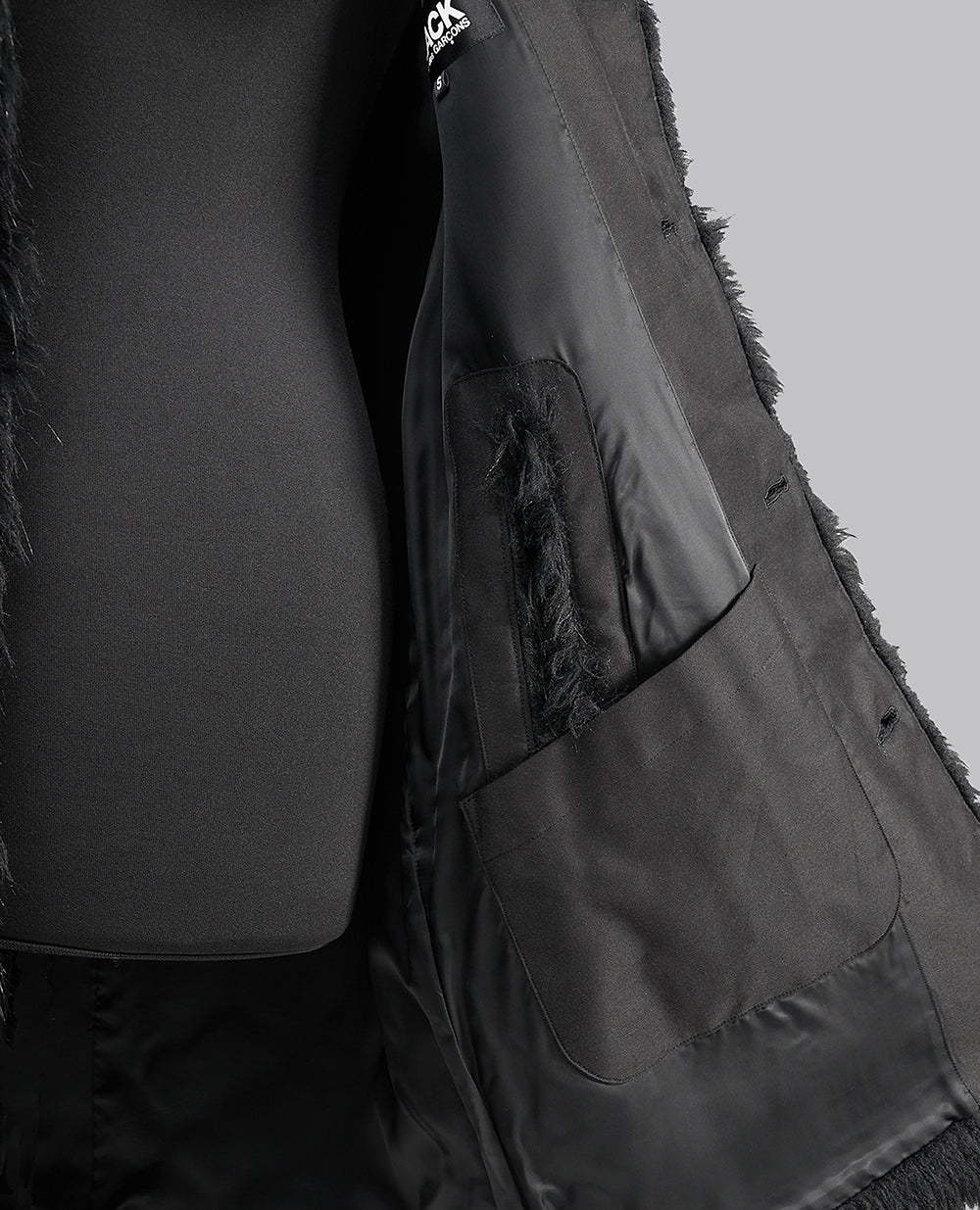 LONG FAUX FUR GILET - Image 10