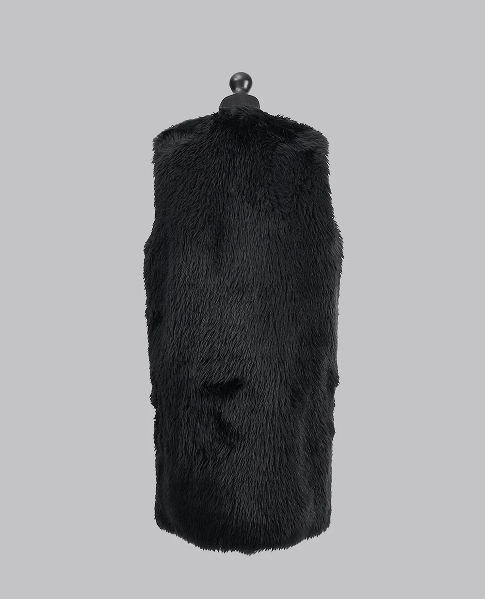 LONG FAUX FUR GILET - Image 4