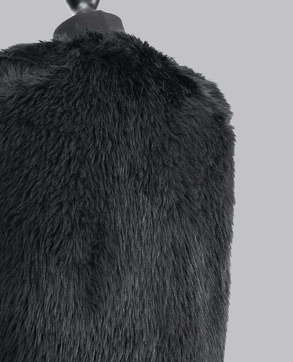 LONG FAUX FUR GILET - Image 5