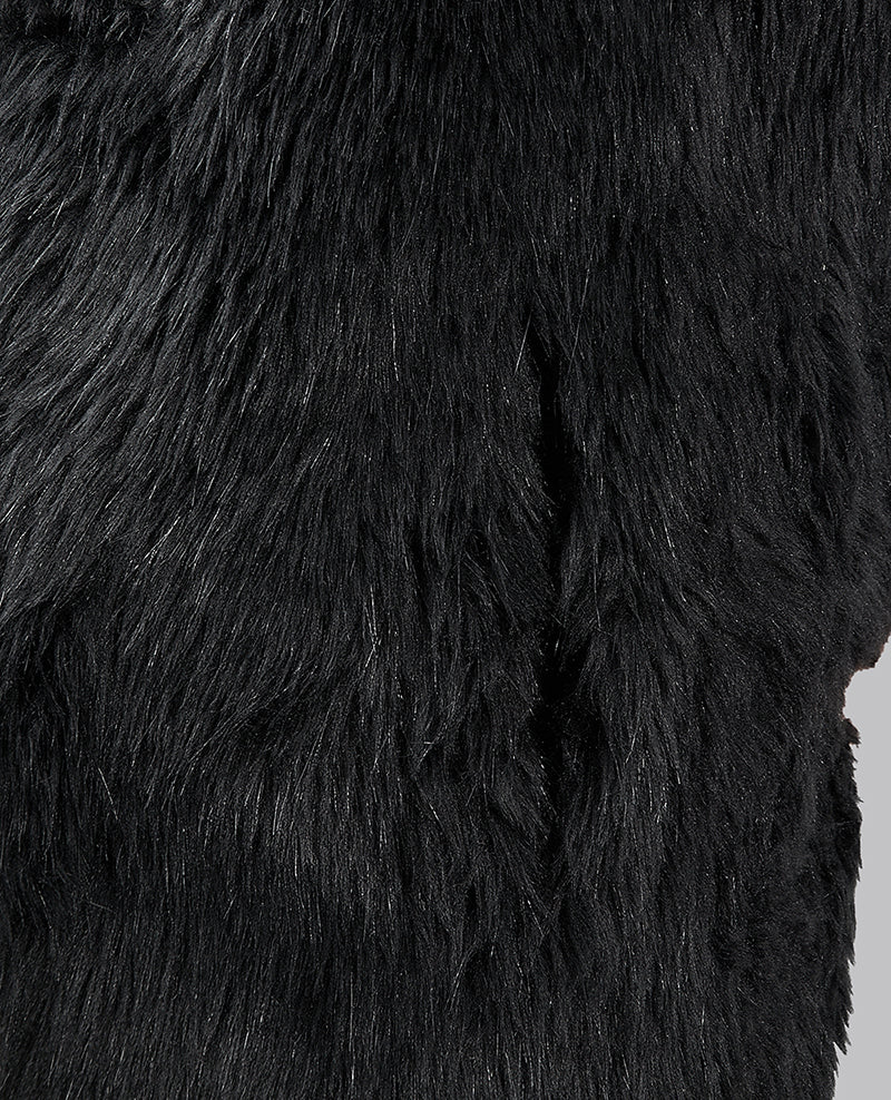 LONG FAUX FUR GILET - Image 8