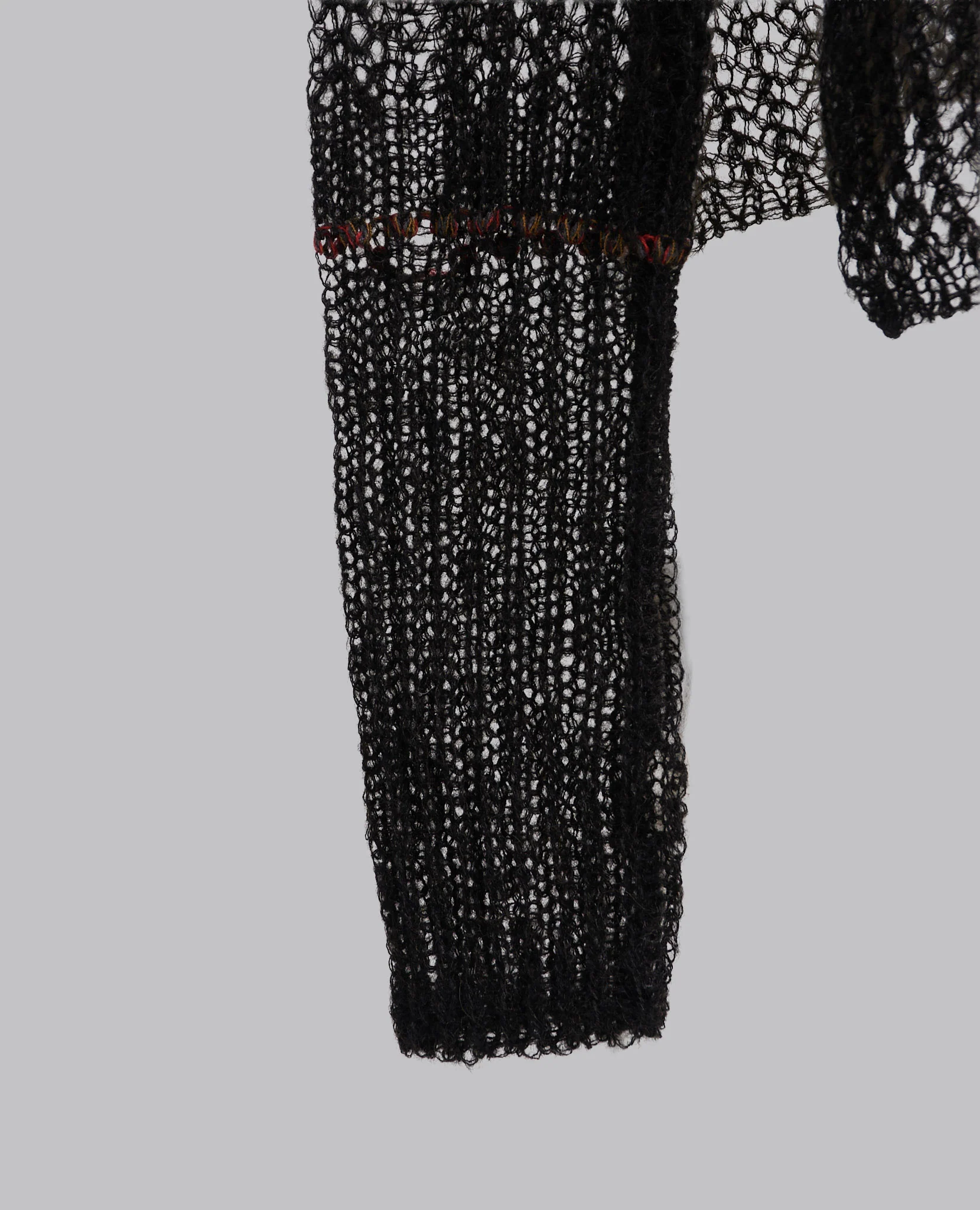SHEER ASYMMETRY LONG KNIT - Image 8