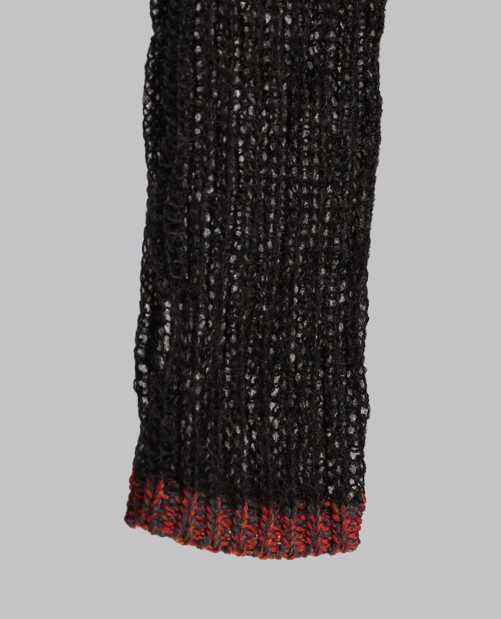 SHEER ASYMMETRY LONG KNIT - Image 9