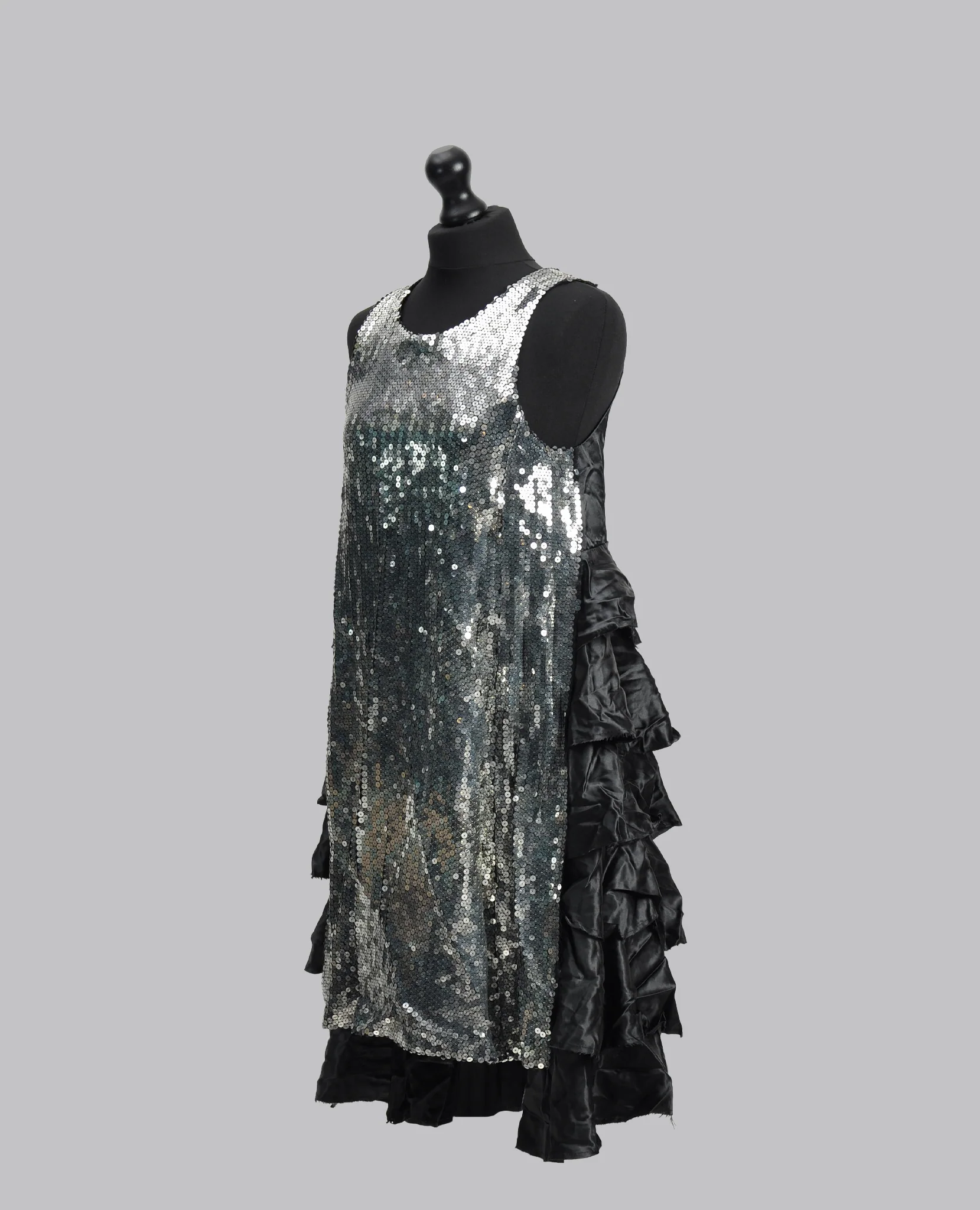 SILVER SEQUIN DRESS - Image 3