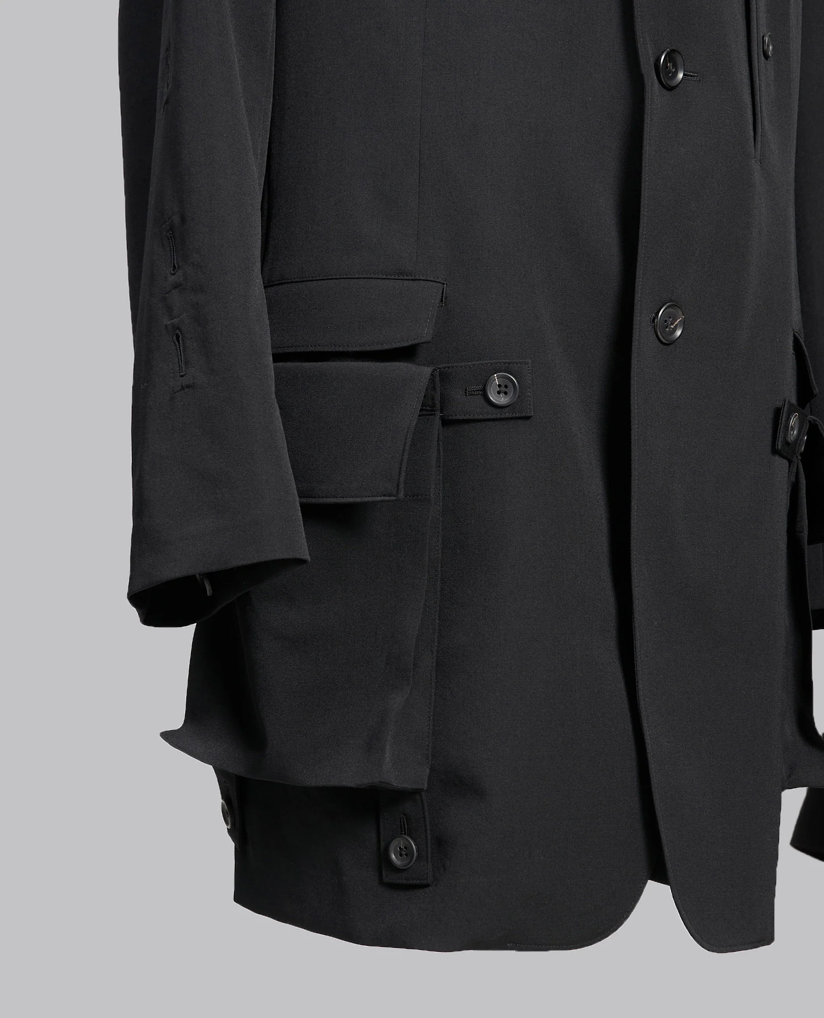 SLEEVE BUTTON DETACHABLE POCKET JACKET - Image 10