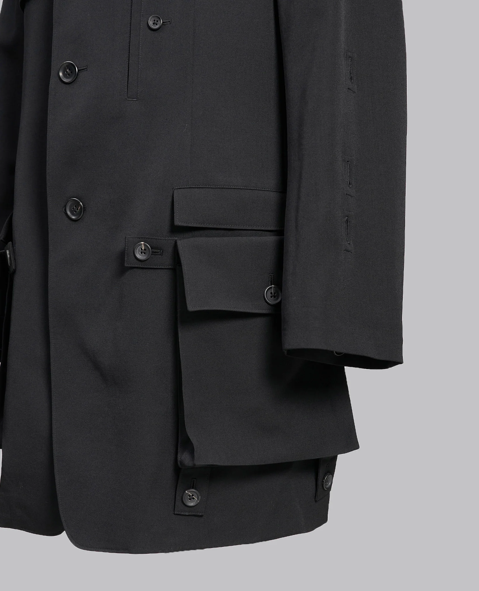 SLEEVE BUTTON DETACHABLE POCKET JACKET - Image 9