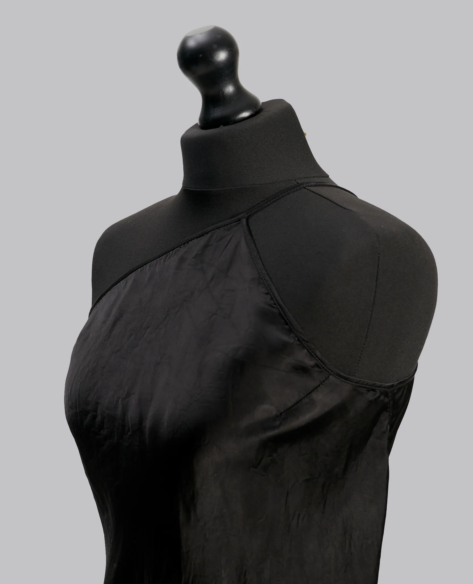 TEMPLE ONE SHOULDER SLIP MINI DRESS - Image 7