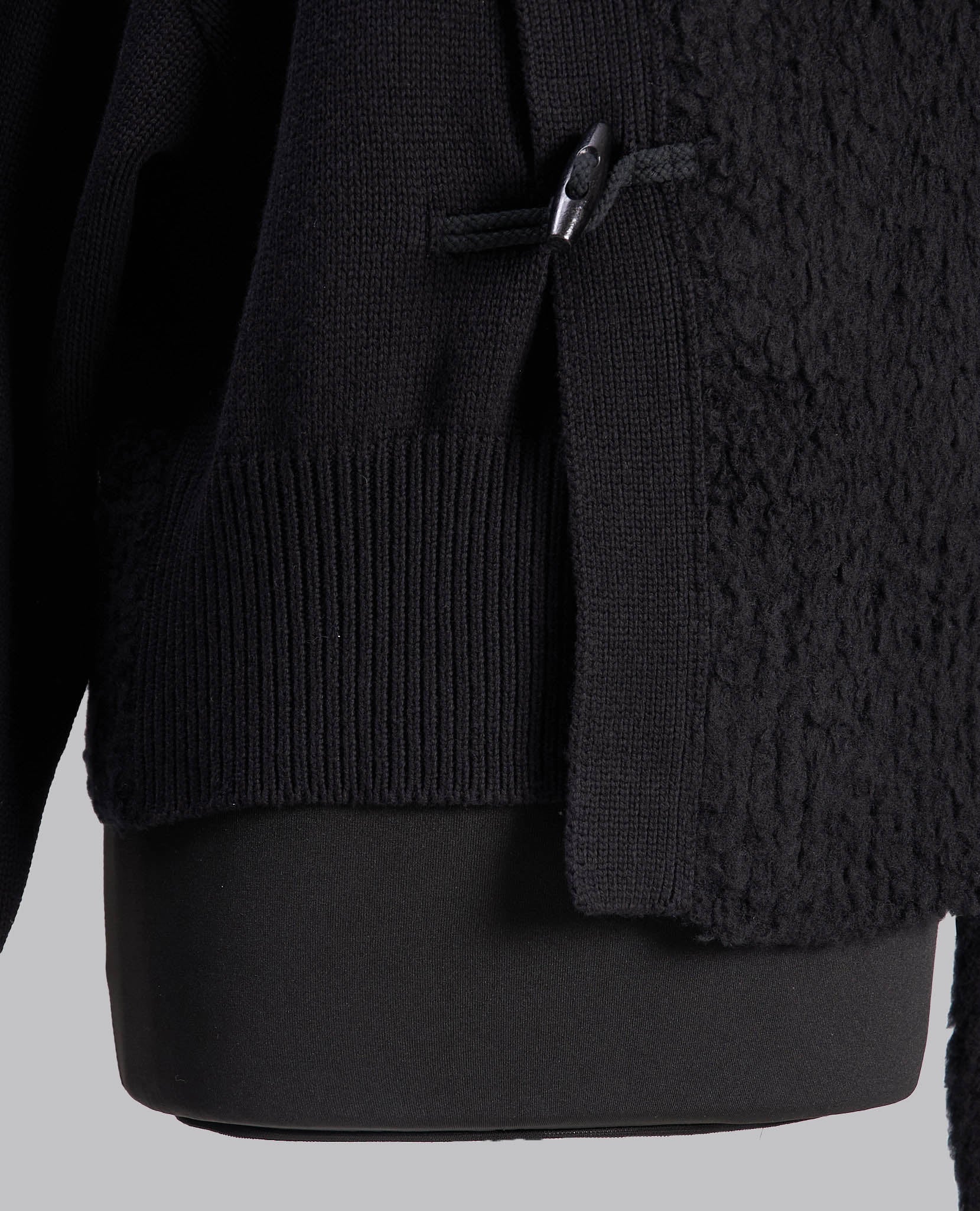 TOGGLE BUTTON ASYMMETRY CARDIGAN - Image 7