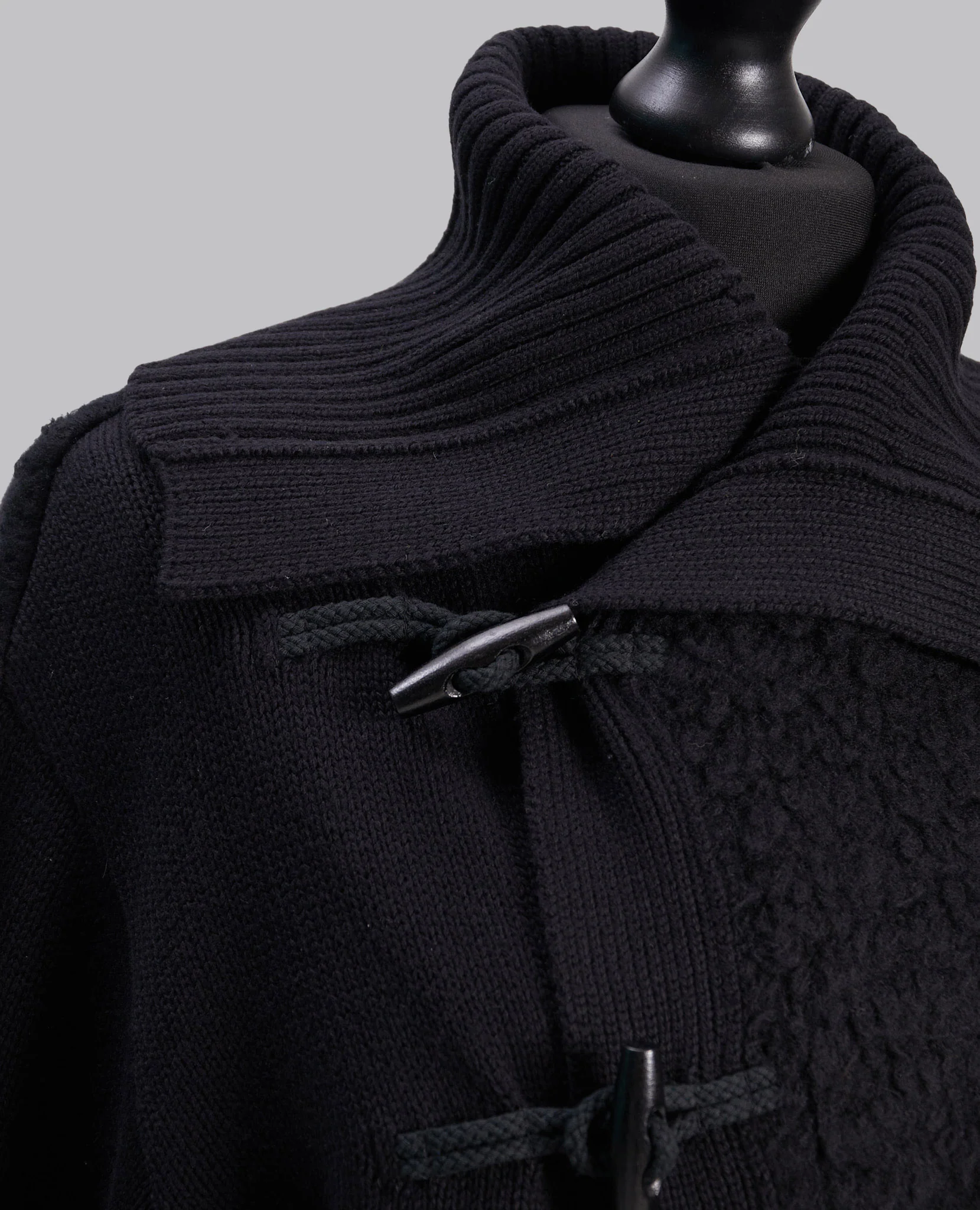 TOGGLE BUTTON ASYMMETRY CARDIGAN - Image 8